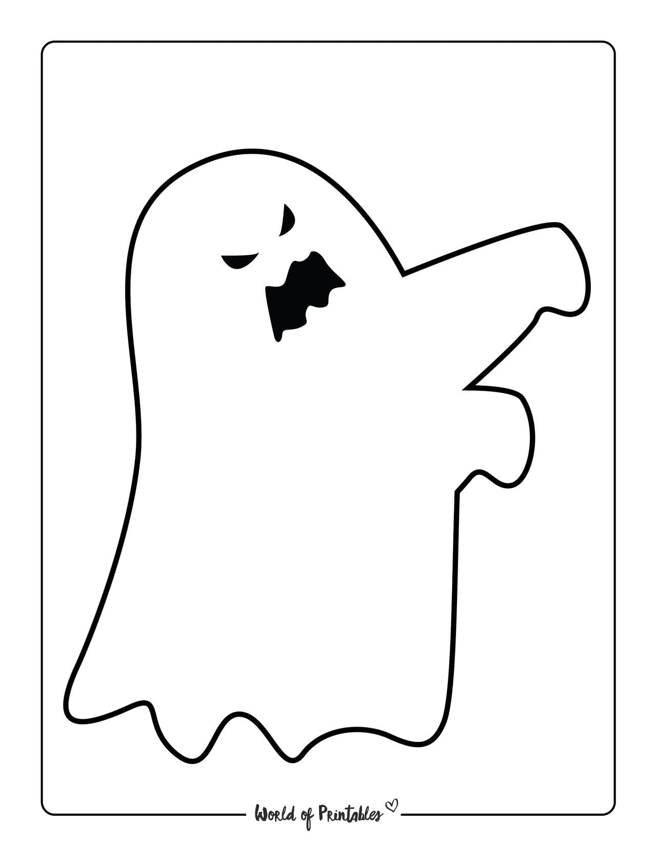 Ghost Printables - World Of Printables with regard to Scary Ghost Printable