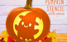 Ghost Pumpkin Stencil, Cute Ghost Printable Pumpkin Stencil, Jack regarding Ghost Pumpkin Stencil Printable