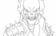Ghost Rider 1 Coloring Page with regard to Ghost Rider Coloring Pages Printable