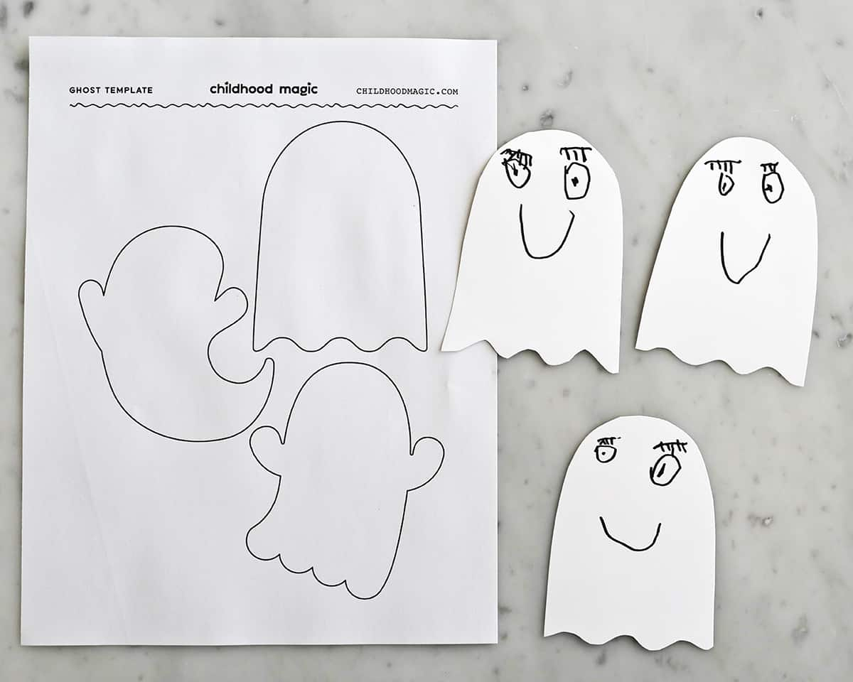 Ghost Template - Childhood Magic in Free Printable Ghost Pattern