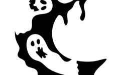 Ghosts (Free Pumpkin Stencil - Pumpkin Pattern - Pumpkin Template throughout Pumpkin Carving Stencils Printable Ghost