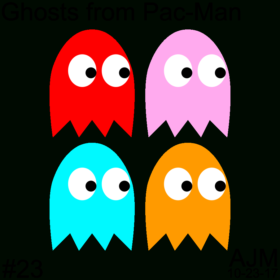 Printable Pac Man Ghosts Printable Ghost