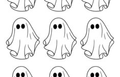 Halloween Ghost Outlines - Free Printables - Add A Little Adventure in Ghost Printable Pictures