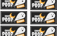 Halloween Ghost Poop Labels - Etsy with Ghost Poop Printable