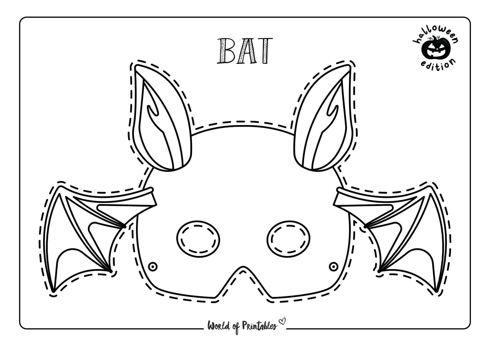 Halloween Mask Printables - World Of Printables in Printable Ghost Mask For Kids