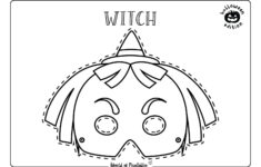 Halloween Mask Printables - World Of Printables intended for Printable Ghost Mask Coloring Page