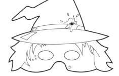 Halloween Masks Coloring Pages To Print - Free Printable Coloring intended for Printable Ghost Mask Coloring Page