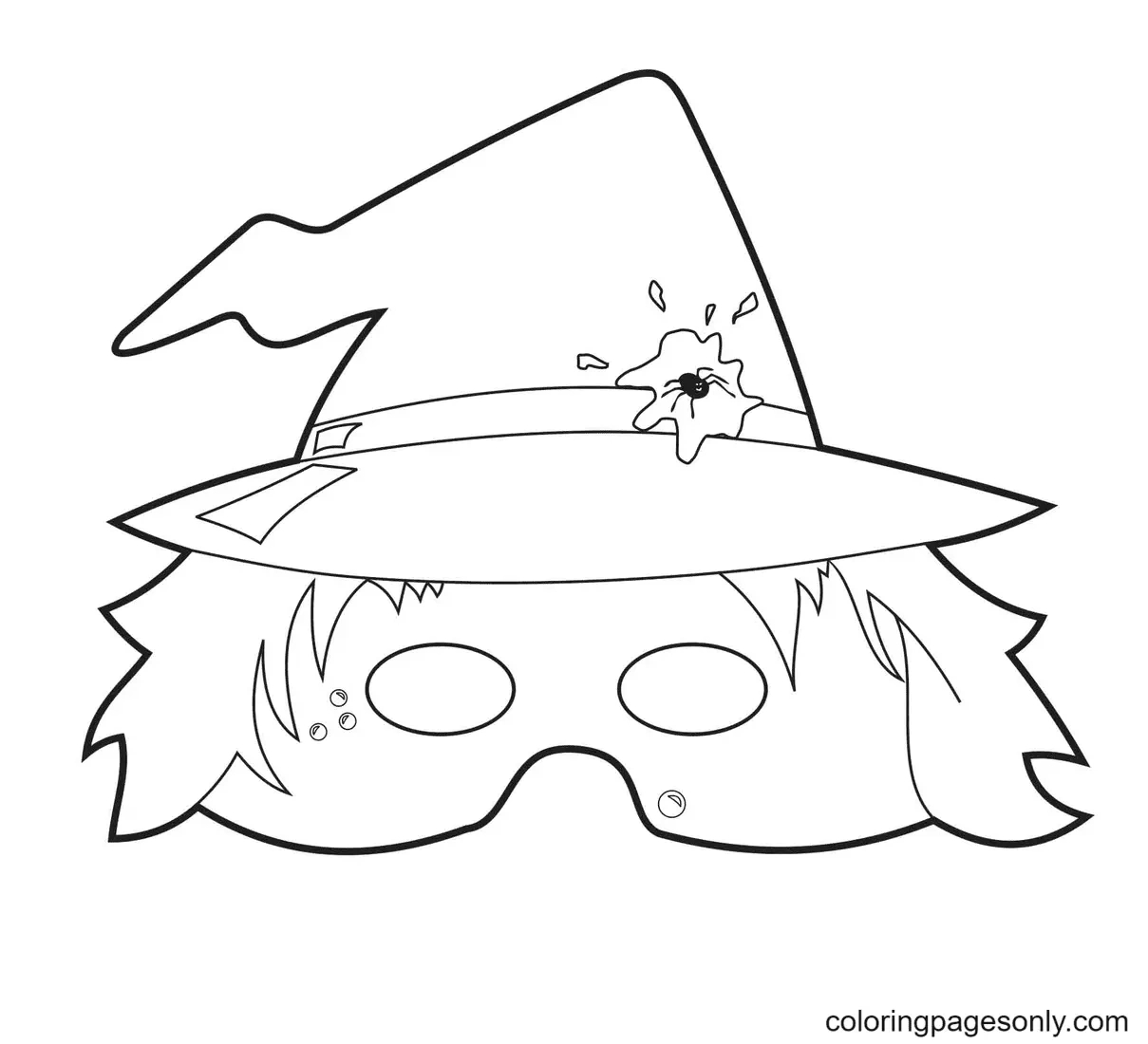 Halloween Masks Coloring Pages To Print - Free Printable Coloring intended for Printable Ghost Mask Coloring Page