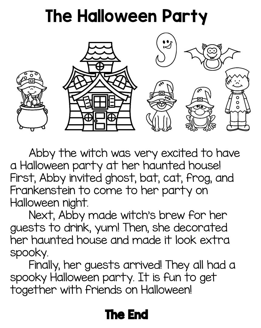 Halloween Stories For 2025 Kids throughout Printable Short Ghost Stories