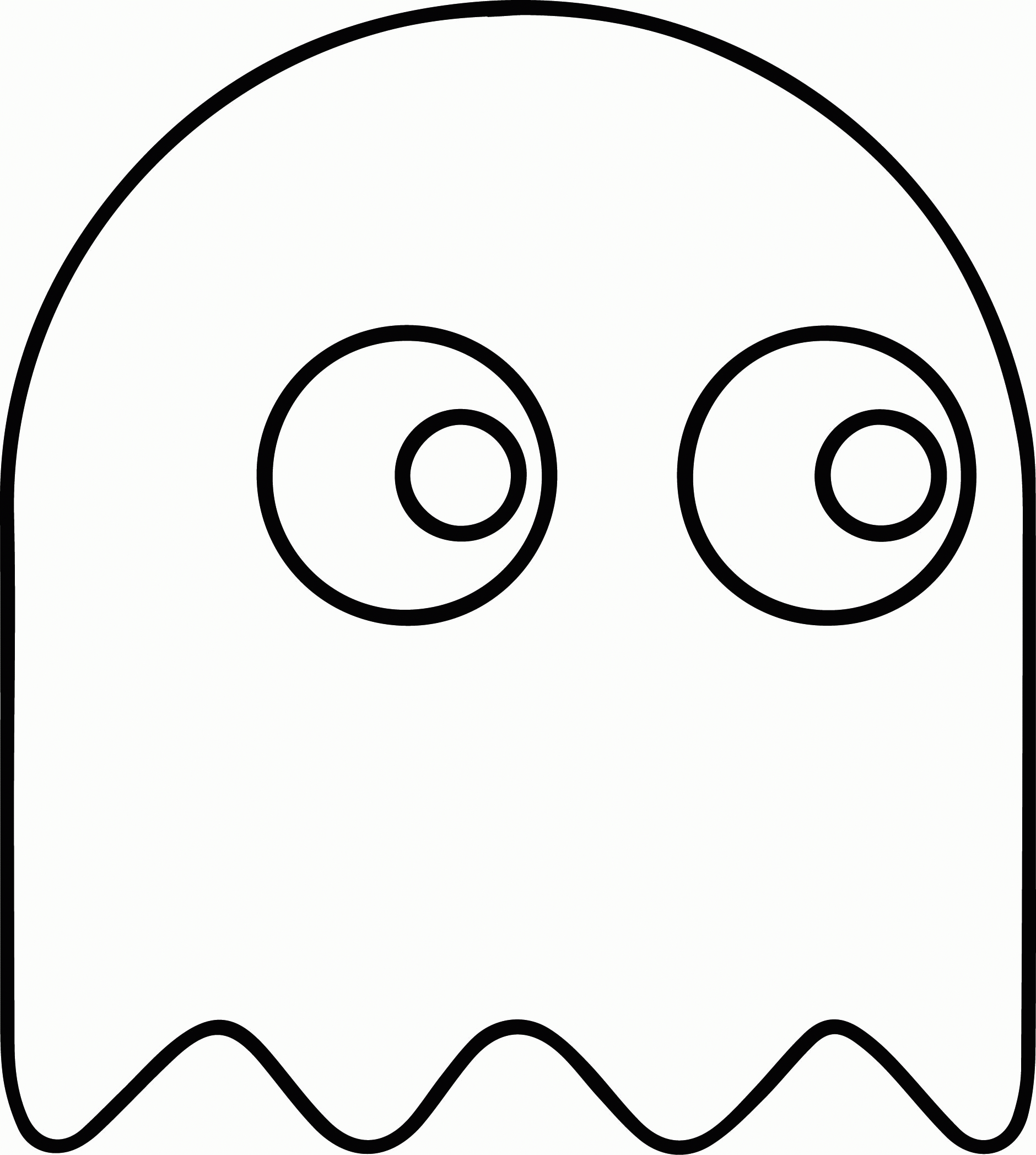 Pac-Man Coloring Pages - Best Coloring Pages For Kids pertaining to Pac Man Ghost Printable