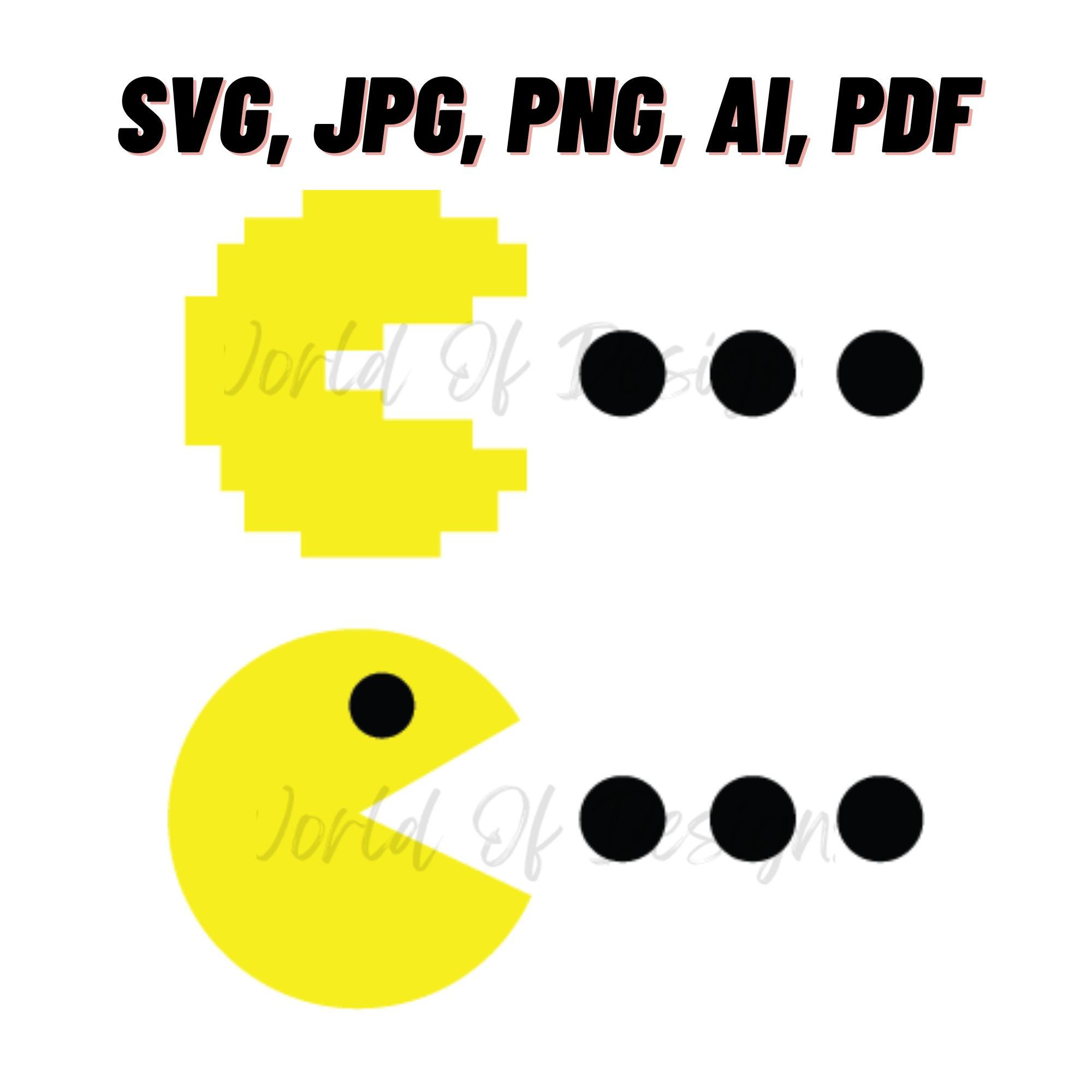 Pac Man Ghost Eye Svg - Etsy pertaining to Printable Pac Man Ghost Eyes