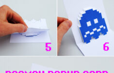Pacman Ghost // Popup Cards - pertaining to Pac Man Ghost Template Printable