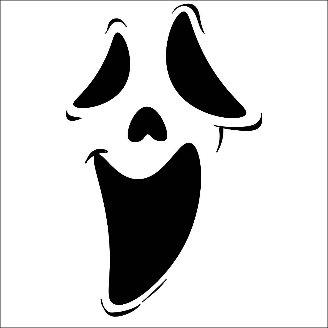 Pin Page for Ghost Face Printable