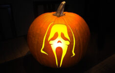 Pumpkin Carving Stencil Ghostface - Etsy with Printable Ghost Face Pumpkin Stencil