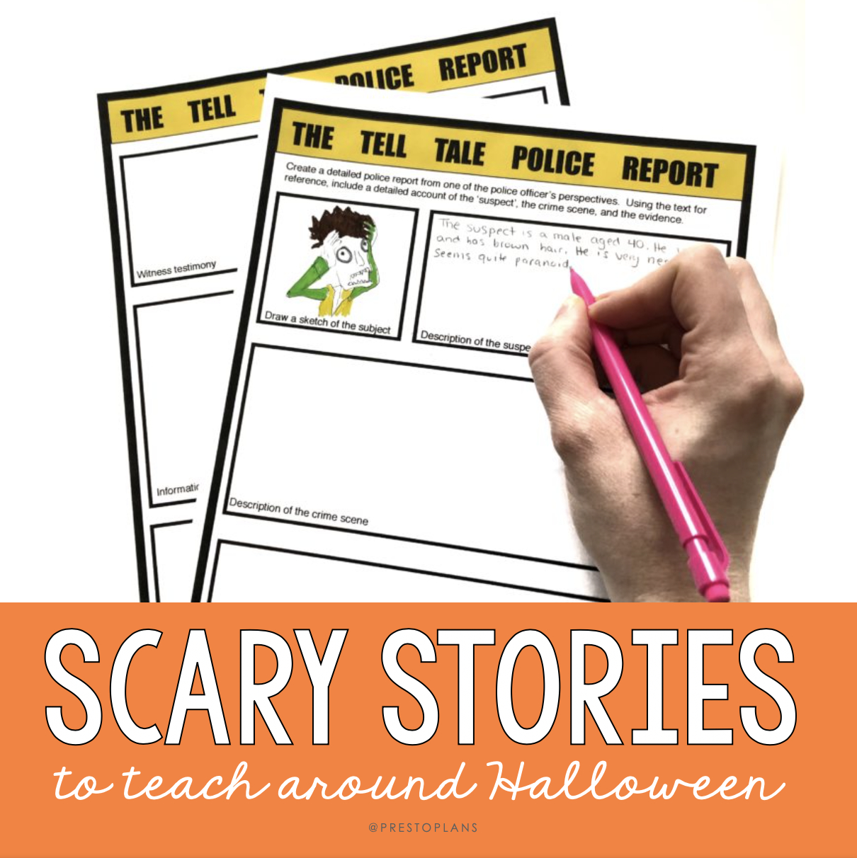 Scary Short Stories To Teach Around Halloween -Presto Plans throughout Printable Scary Ghost Stories