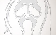 Scream: Ghostface (Free Pumpkin Stencil - Pumpkin Pattern in Ghost Face Stencil Printable
