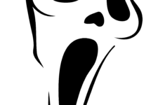 Scream: Ghostface (Free Pumpkin Stencil - Pumpkin Pattern regarding Ghost Face Stencils Printable