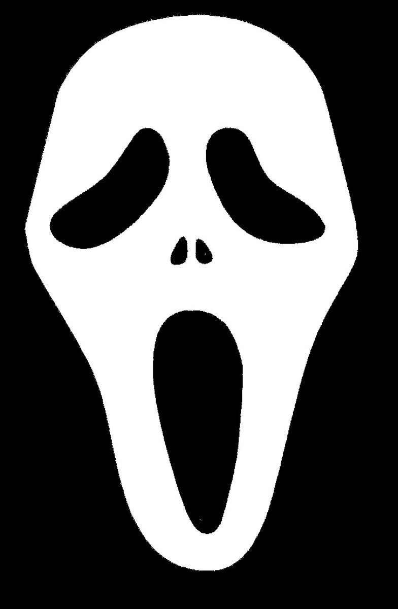 Scream Mask Ghost-Face Vinyl Decals Sticker 5&amp;quot; X 3&amp;quot; Buy 2 Sets Get 1 Free with Ghost Face Mask Printable