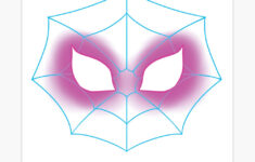 Spider Gwen" A-Line Dress For Salechyanime | Redbubble within Ghost Spider Mask Printable