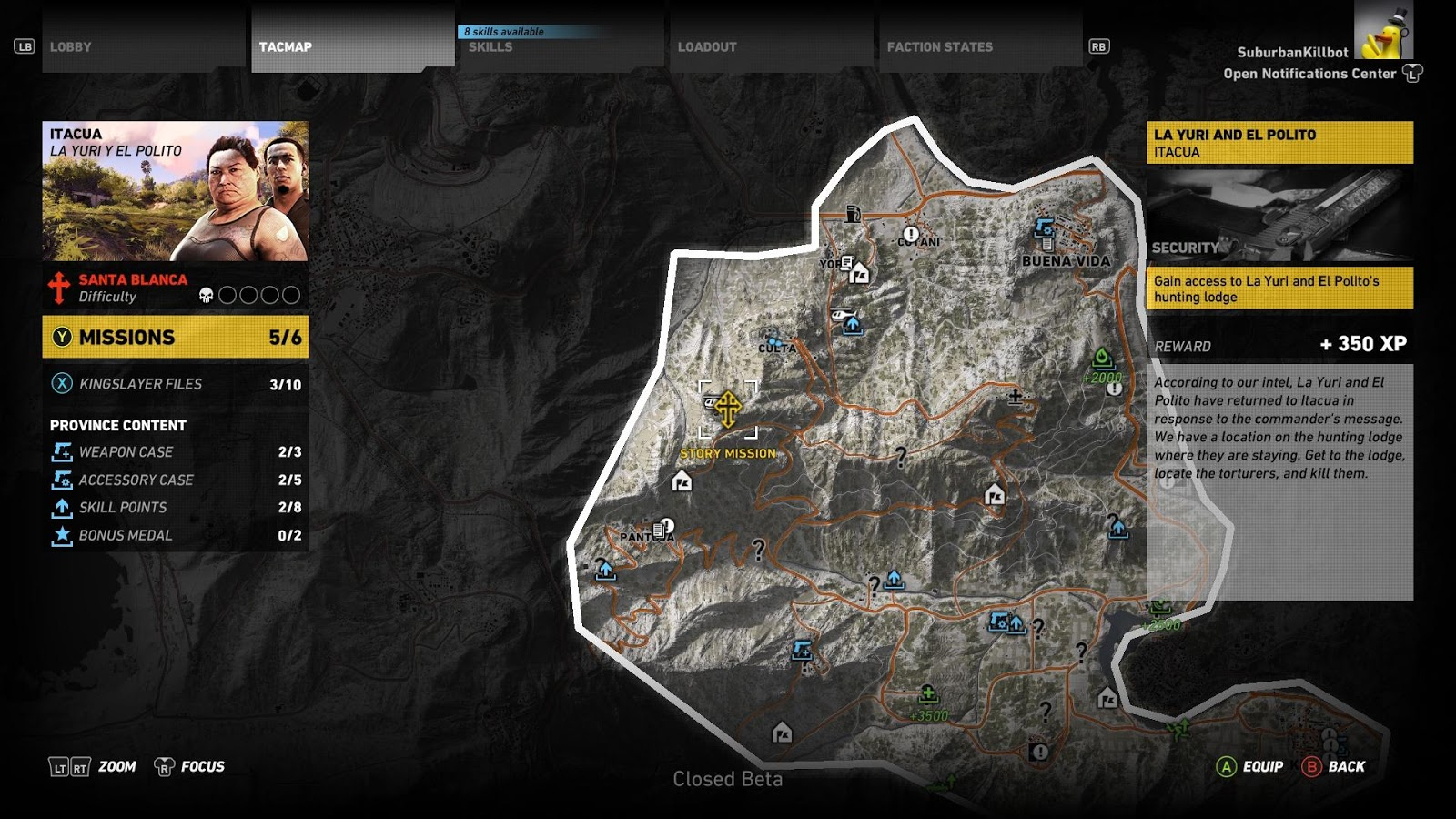 Suburban Killbot: Ghost Recon: Wildlands (Beta) regarding Ghost Recon Wildlands Printable Map