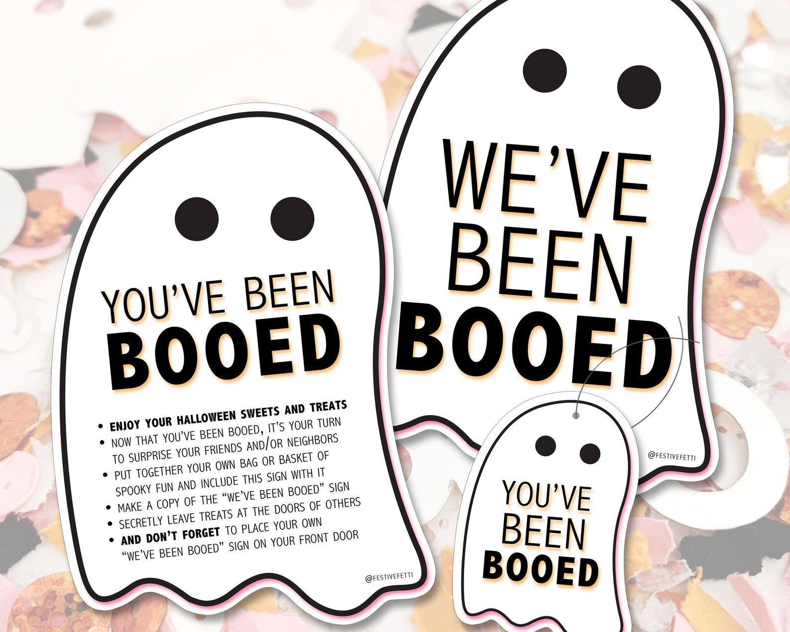 Super Cute You&amp;#039;Ve Been Booed Printable Signs For Halloween with regard to You&amp;#039;Ve Been Booed Ghost Printable