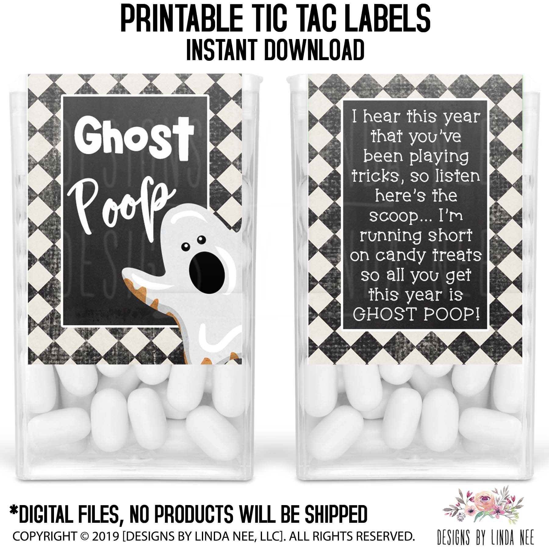 Tic Tac Ghost Poop, Printable Halloween Labels, Diy Halloween regarding Free Ghost Poop Printable