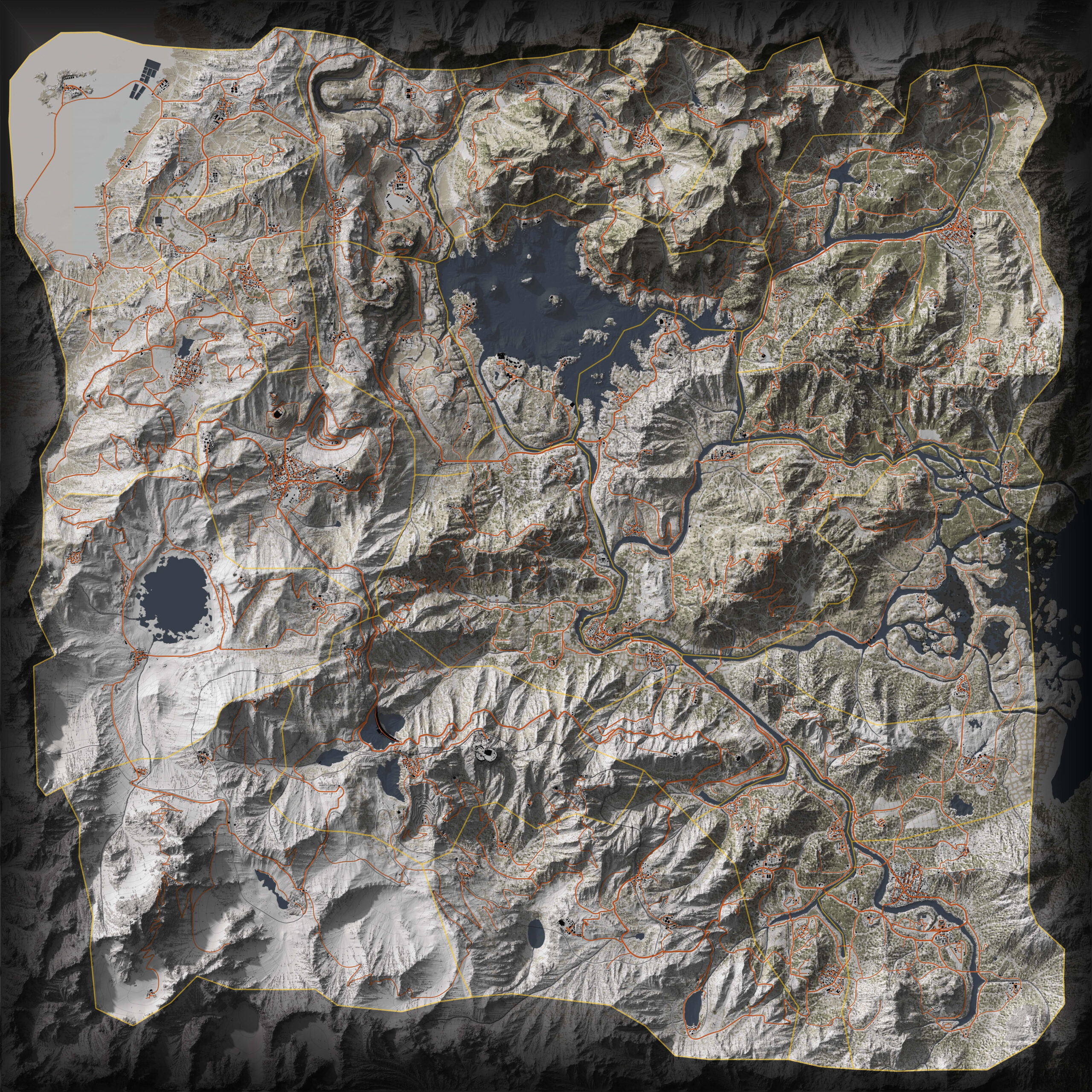 Wildlands High Resolution Map : R/Ghostrecon inside Ghost Recon Wildlands Printable Map