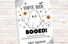 You Have Been Booed Printable, Instant Digital Download, You'Ve regarding You'Ve Been Booed Ghost Printable
