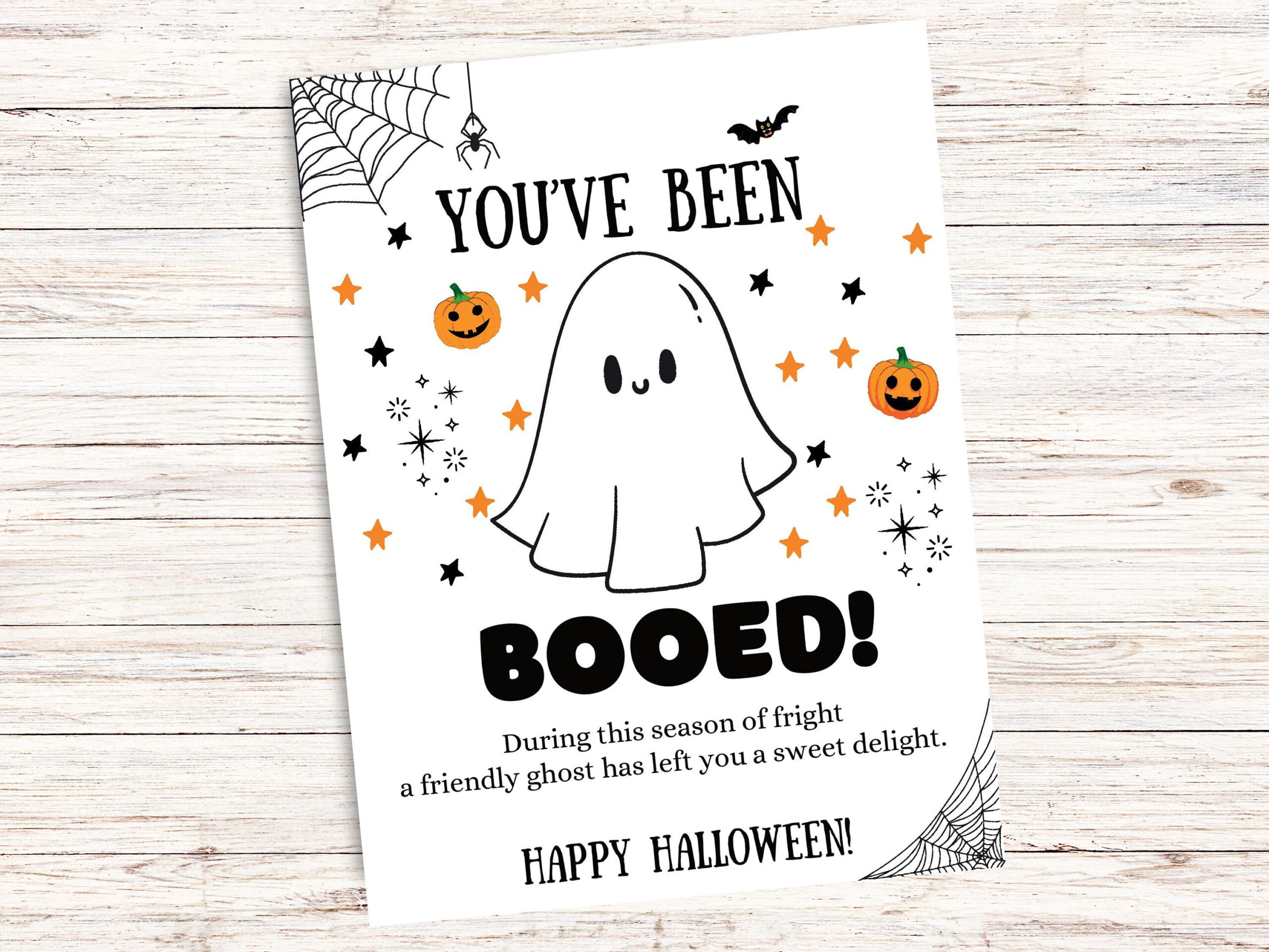 You Have Been Booed Printable, Instant Digital Download, You&amp;#039;Ve regarding You&amp;#039;Ve Been Booed Ghost Printable