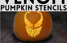 10 Of The Best Venom Pumpkin Stencils With Full Instructions On inside Venom Pumpkin Carving Stencils Printable