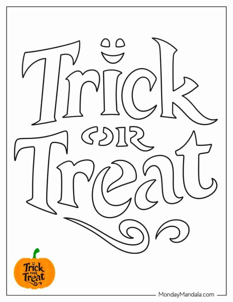 100 Pumpkin Carving Stencils (Free Pdf Printables) within Trick Or Treat Pumpkin Stencils Free Printable