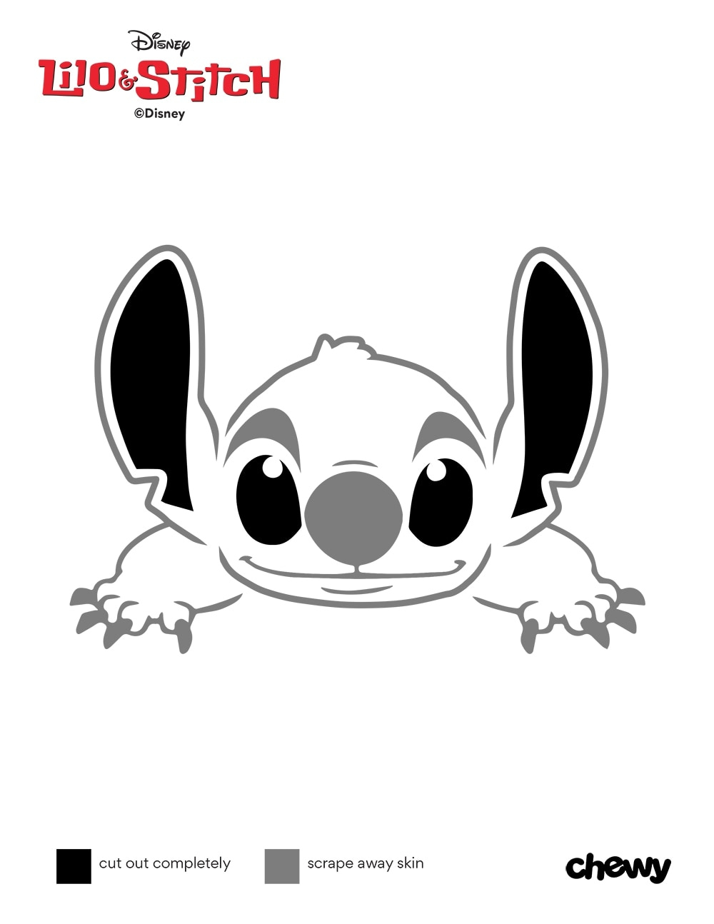 12 Disney Pumpkin Carving Stencils | Chewy pertaining to Pumpkin Stencil Printable Stitch