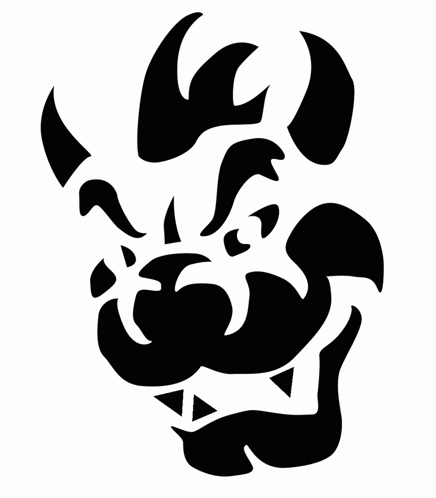 13 Halloween Pumpkin Carving Stencils Ideas | Pumpkin Carvings inside Printable Bowser Pumpkin Stencil