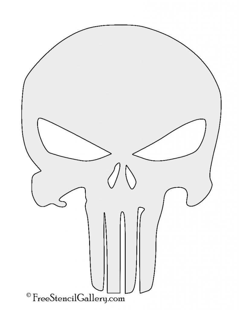 15 Pumpkin Carving Stencils To Geek Up Your Halloween intended for Punisher Pumpkin Stencil Printable