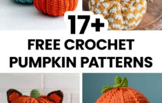17 Free Crochet Pumpkin Patterns For Cozy Fall Decor - Sarah Maker pertaining to Crochet Pumpkin Pattern Printable