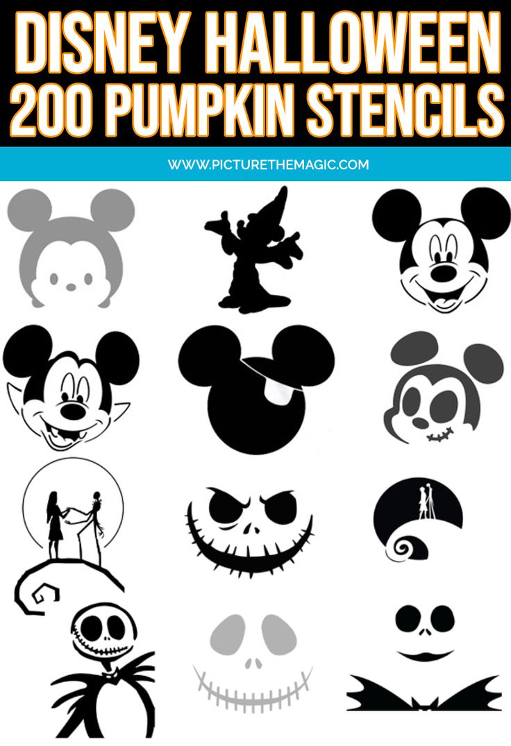 200+ Disney Pumpkin Stencils regarding Free Disney Pumpkin Stencils Printable