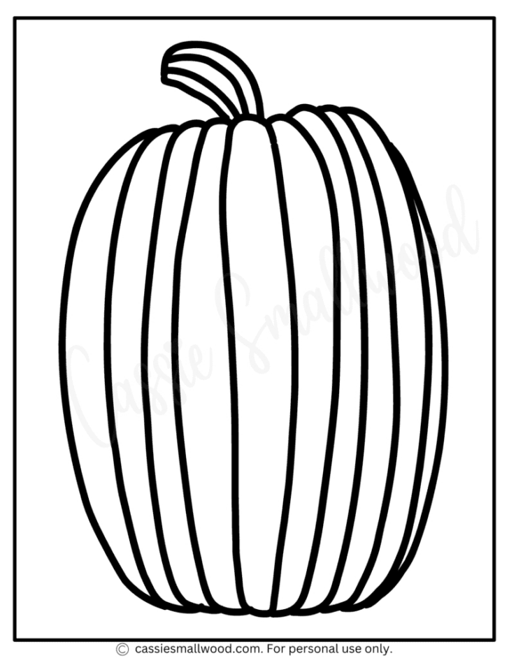 Large Printable Pumpkin Patterns