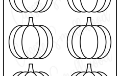 23 Awesome Pumpkin Outlines - Cassie Smallwood within Printable Tall Pumpkin Template