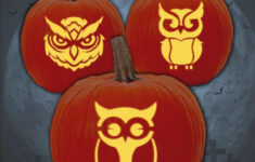 25 Owl Pumpkin Carving Patterns (Free Stencils) - Artsy Pretty Plants with Free Printable Pumpkin Stencils Owl