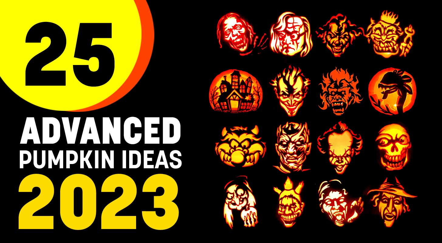 25 Scary Advanced Halloween Pumpkin Carving Ideas 2023 - Designbolts for Printable Advanced Pumpkin Carving Patterns