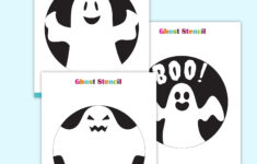 3 Free Printable Cute Ghost Pumpkin Stencils throughout Printable Ghost Pumpkin Template
