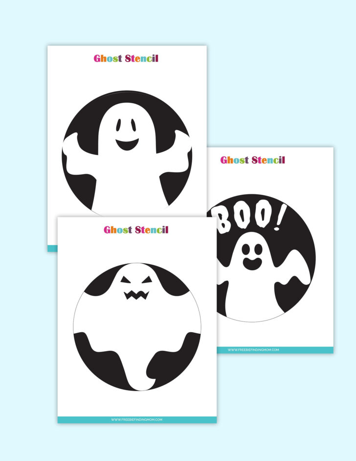 Printable Ghost Pumpkin Template
