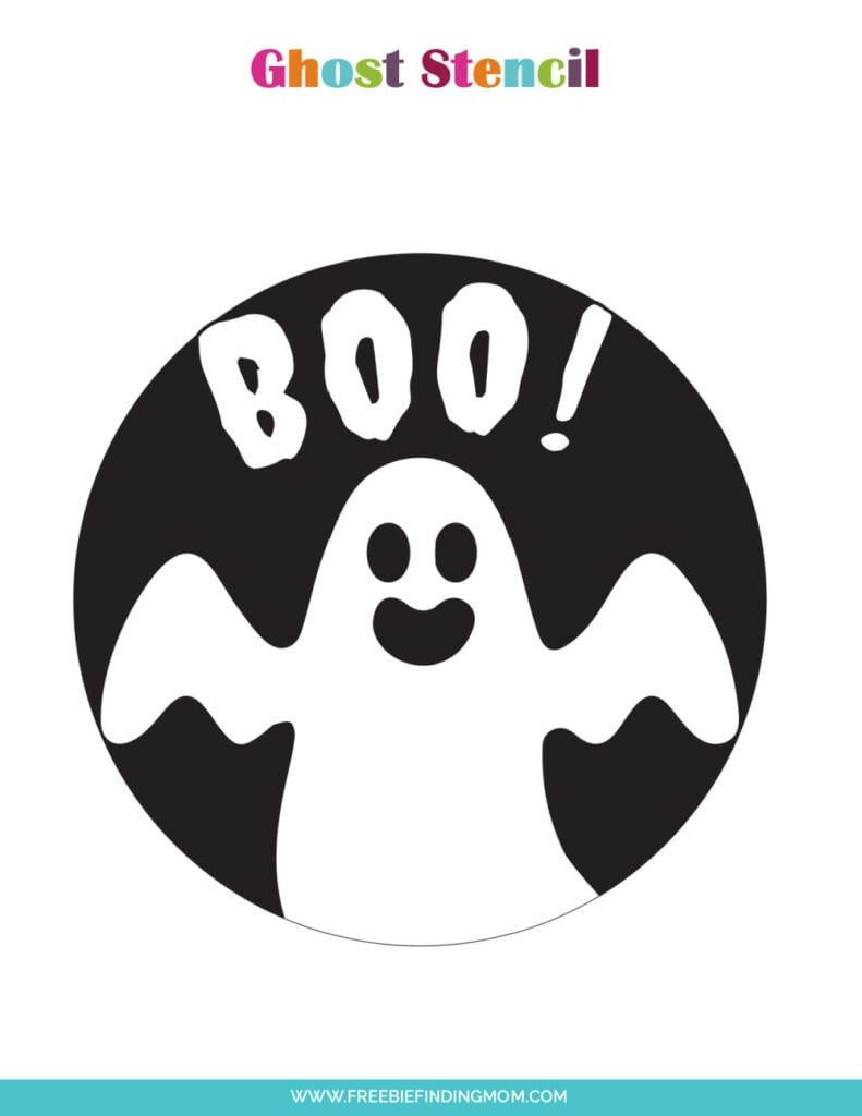 3 Free Printable Cute Ghost Pumpkin Stencils with Printable Ghost Pumpkin Template