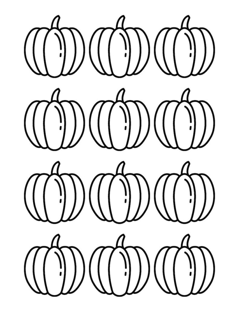 30 Blank Pumpkin Templates For Fall Crafts & Activities - Originalmom for Free Printable Small Pumpkin Template