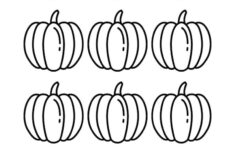 30 Blank Pumpkin Templates For Fall Crafts &amp; Activities - Originalmom within Free Printable Small Pumpkin Patterns