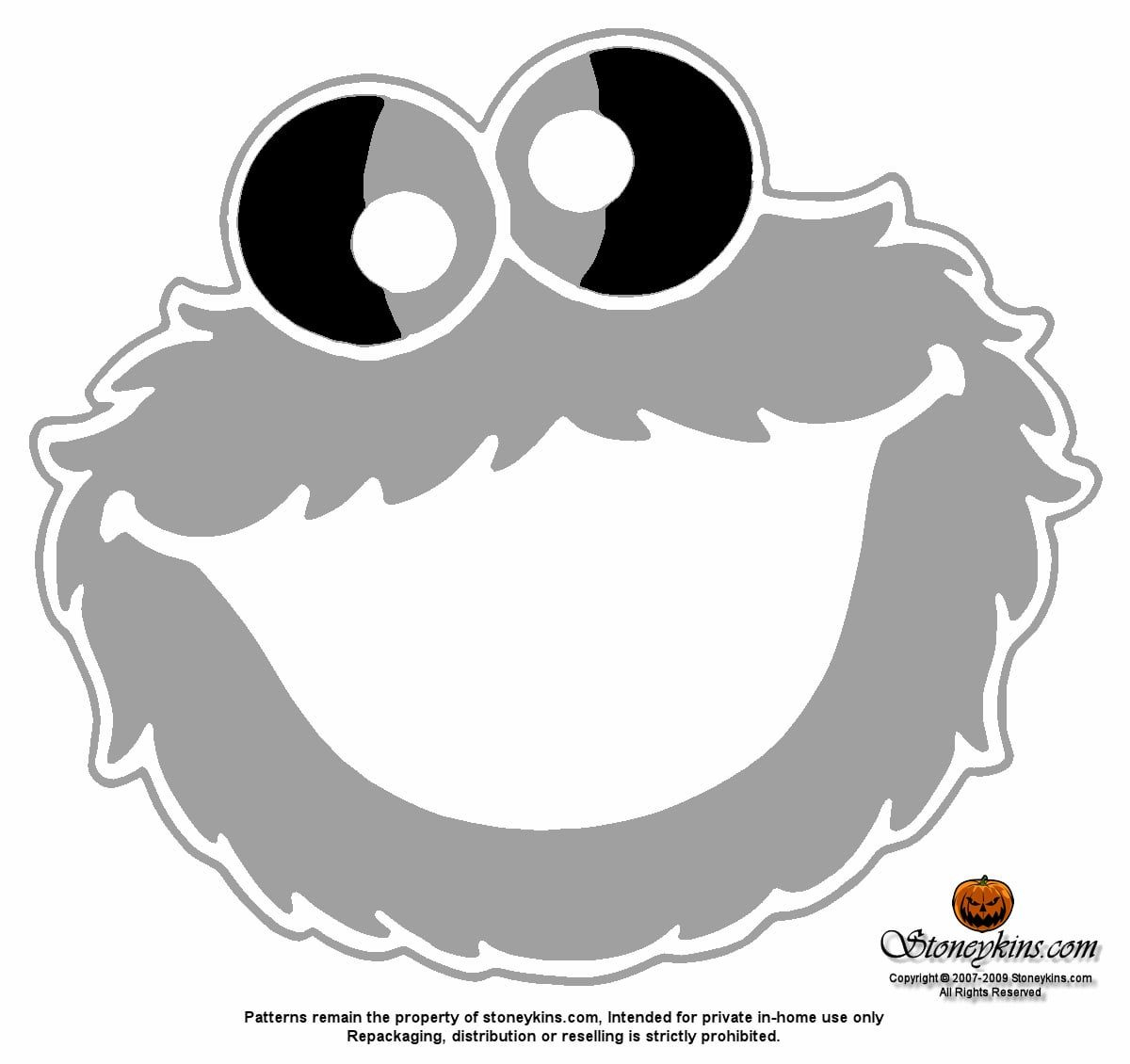 43 Free Templates For The Coolest Jack-O&amp;#039;-Lantern On The Block inside Cookie Monster Pumpkin Stencil Printable
