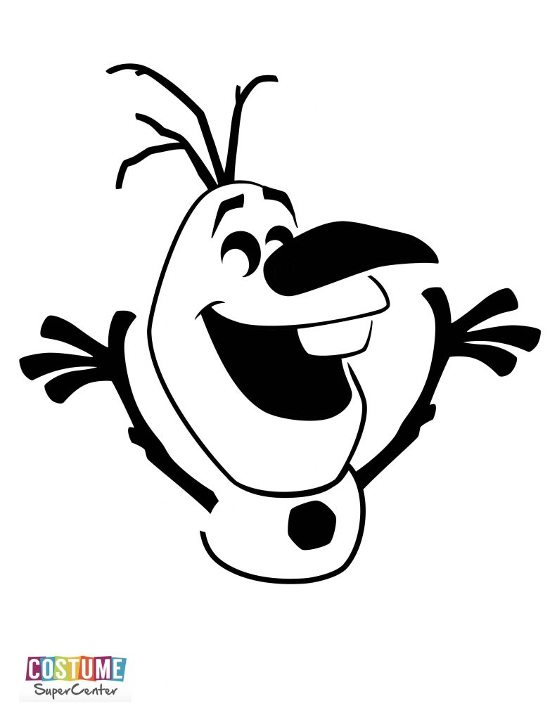 5 Free Frozen Pumpkin Carving Templates And Stencils - Classy Mommy within Olaf Pumpkin Stencils Free Printable