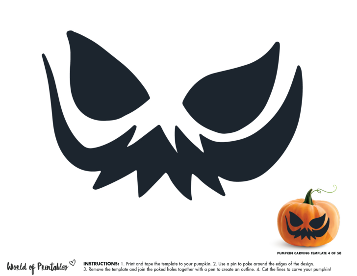 Printable Pumpkin Carving Stencils Funny