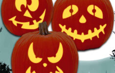 50 Printable Pumpkin Face Stencils –For Free - Artsy Pretty Colors inside Pumpkin Printable With Face