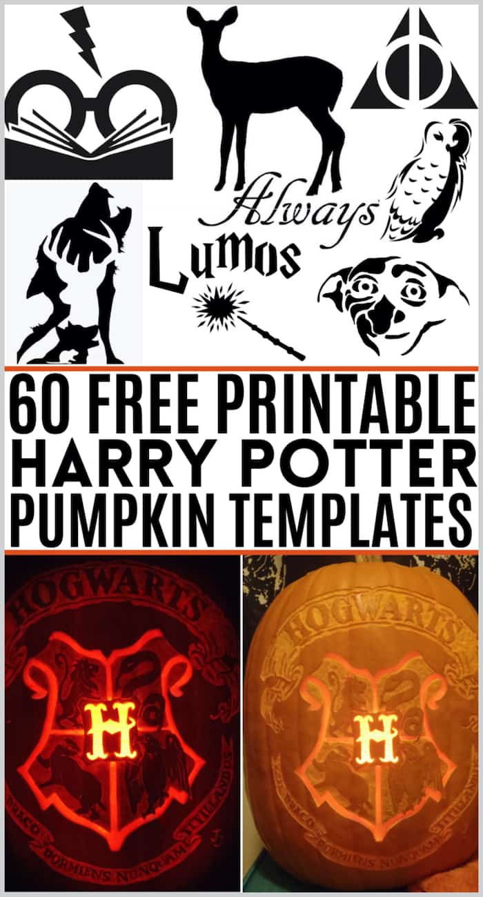 60 Free Harry Potter Pumpkin Stencils For An Amazing Halloween with Free Printable Harry Potter Pumpkin Stencils